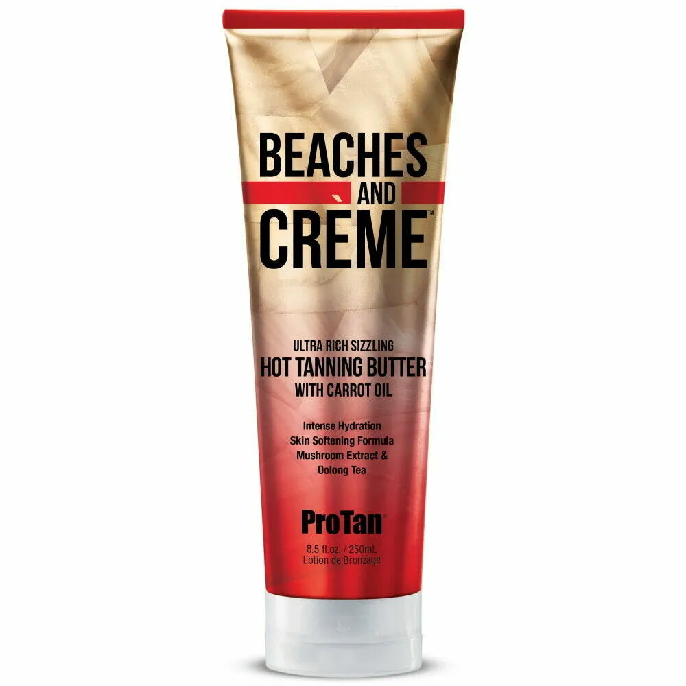 Pro Tan Beaches & Crème Sizzling Hot Tanning Butter 250ml