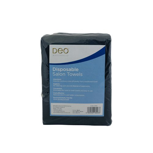 DEO Disposable Black Towels