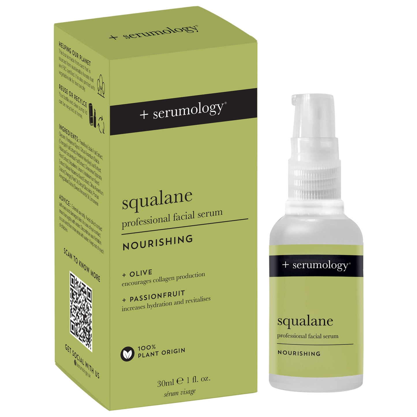 +Maskology SQUALANE Professional Facial Serum