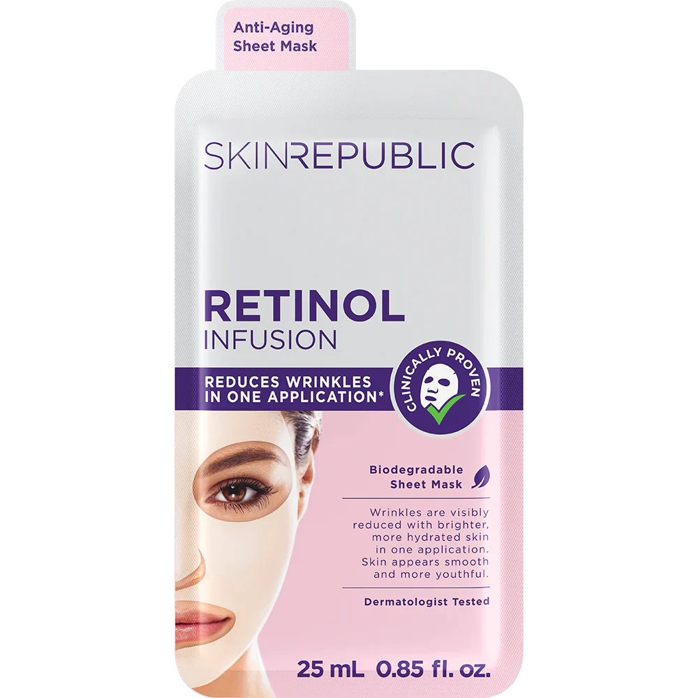 Skin Republic Retinol Infusion Face Sheet Mask