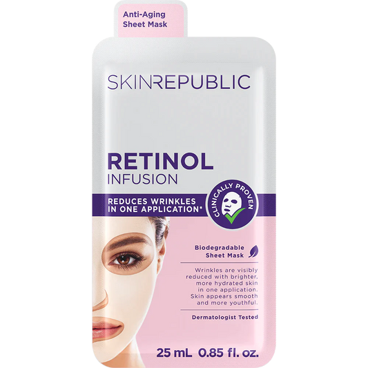 Skin Republic Retinol Infusion Face Sheet Mask