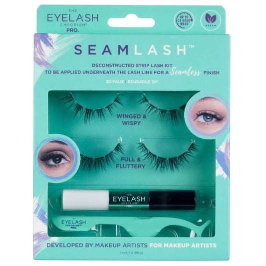 The Eyelash Emporium Seam Lash Deconstructed Strip Lash Kit