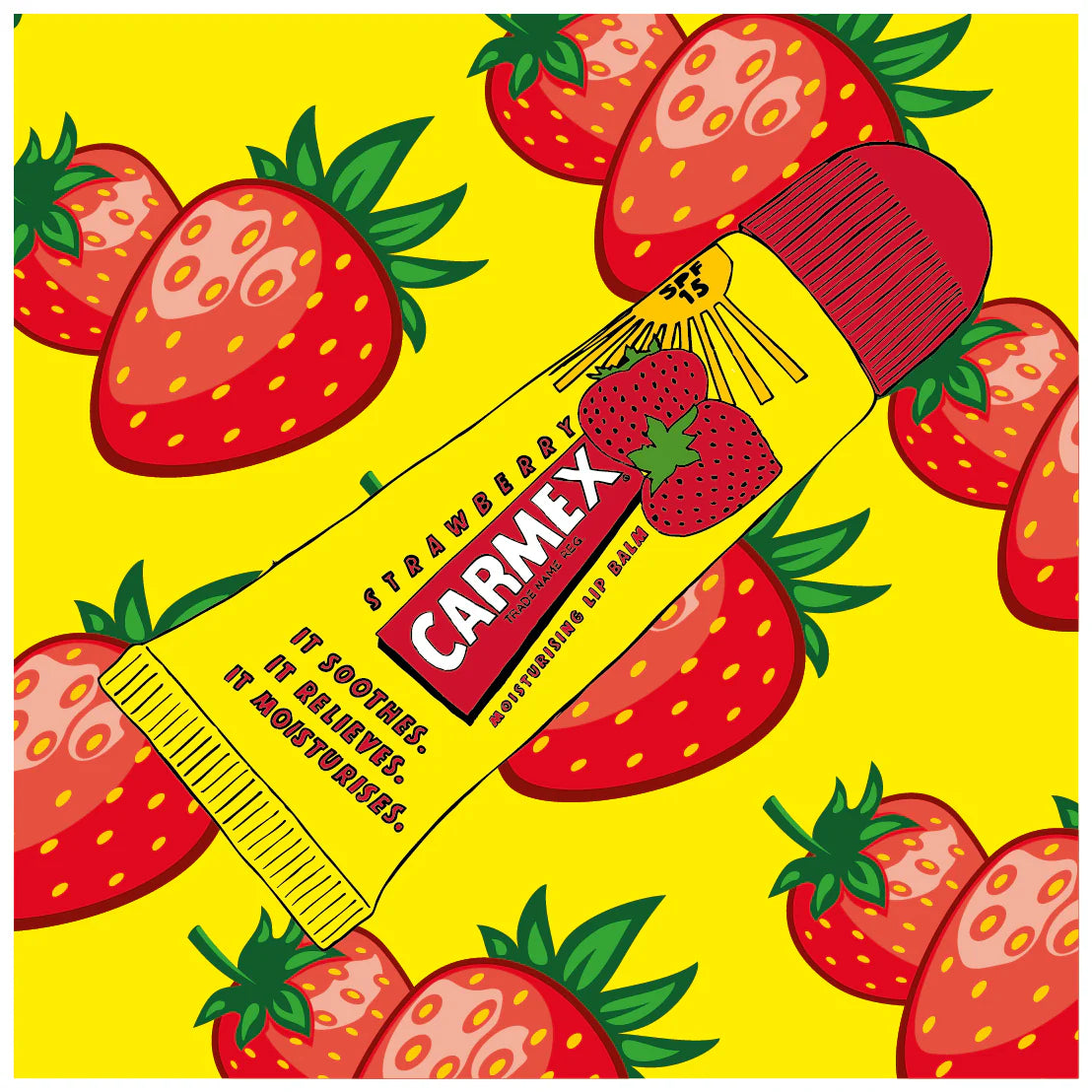 Carmex Lip Balm Tube - Strawberry