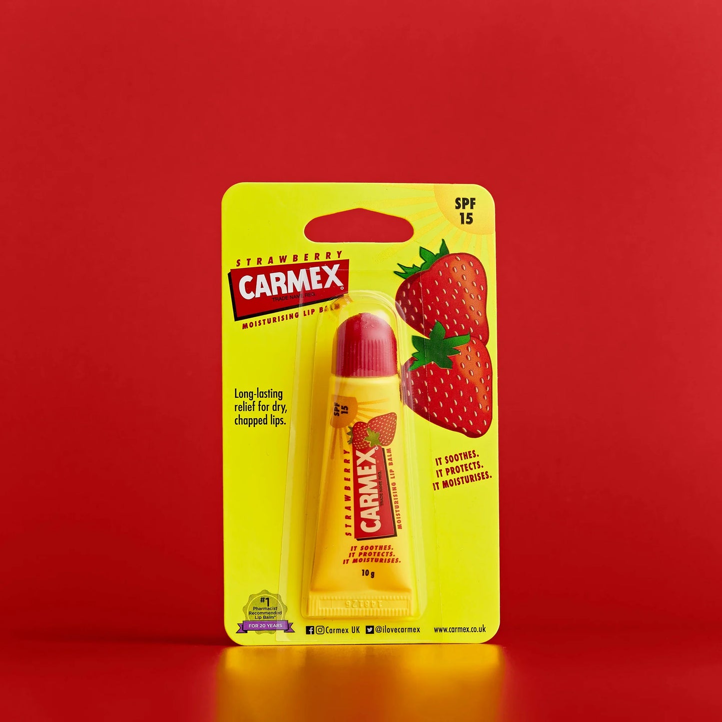 Carmex Lip Balm Tube - Strawberry