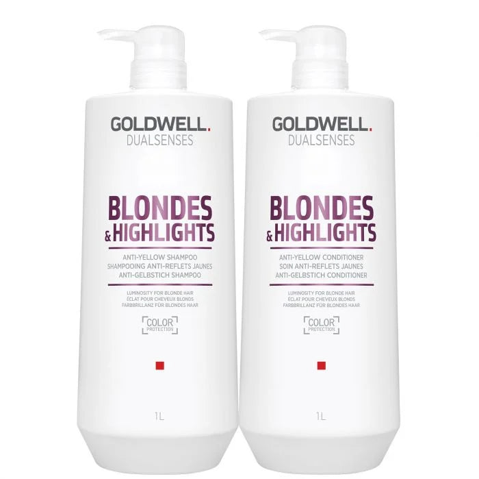 Goldwell Dualsenses Blondes & Highlights Shampoo & Conditioner 1000ml