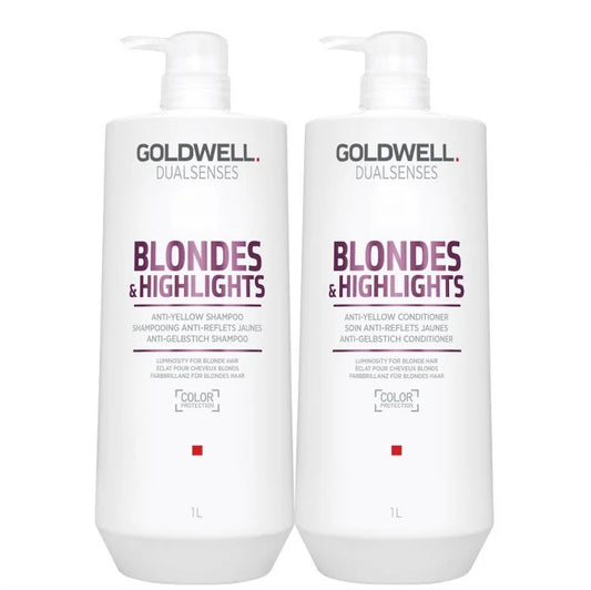 Goldwell Dualsenses Blondes & Highlights Shampoo & Conditioner 1000ml