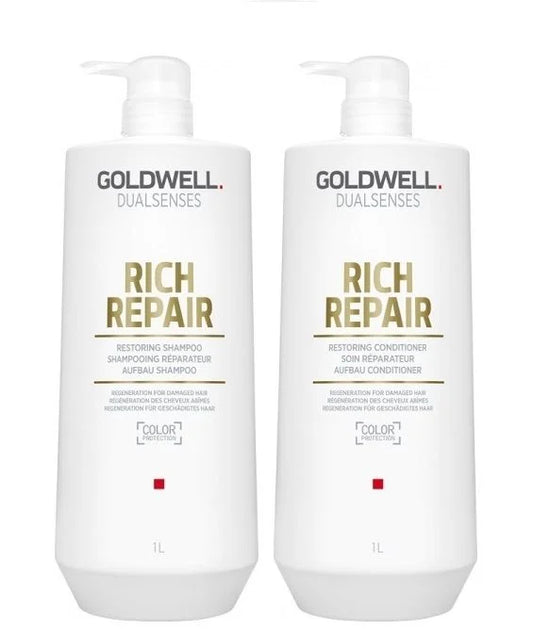 Goldwell Dualsenses Rich Repair Shampoo and Conditioner Duo 1000ml