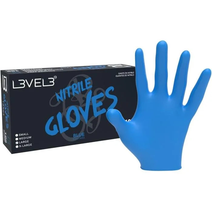 L3VEL3 Professional Nitrile Gloves (vaious Colours)