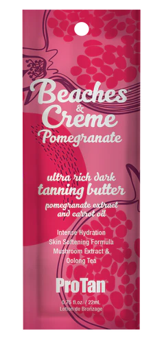 Beaches and Creme Pomegranate Ultra Rich Dark Tanning Butter 22ml