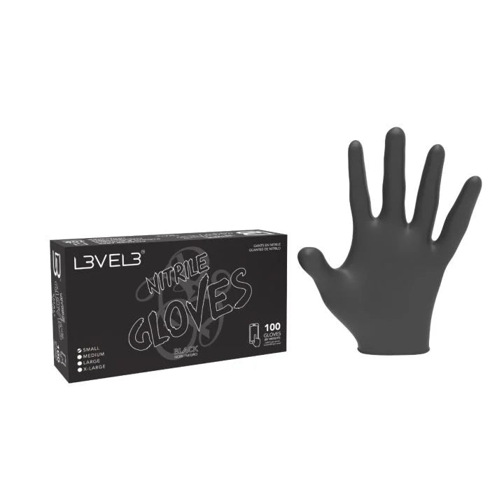 L3VEL3 Professional Nitrile Gloves (vaious Colours)