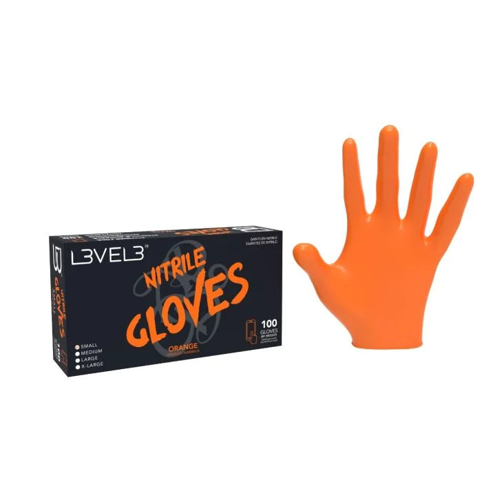 L3VEL3 Professional Nitrile Gloves (vaious Colours)