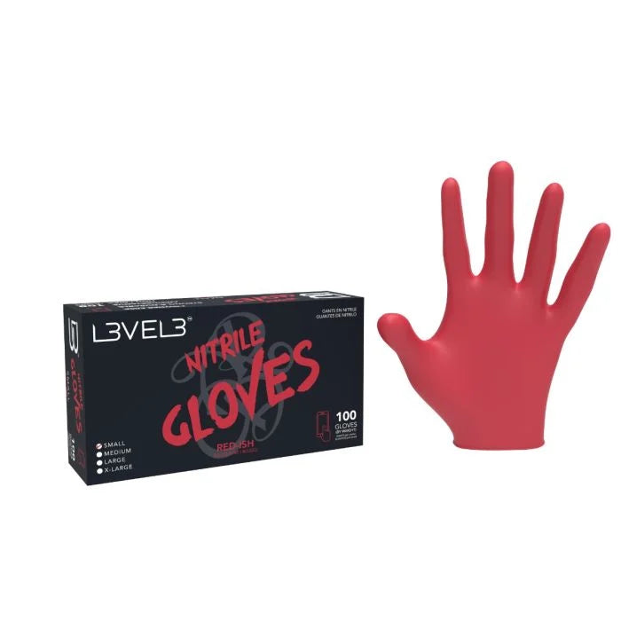 L3VEL3 Professional Nitrile Gloves (vaious Colours)